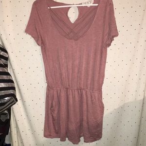 Cute pink romper  •WORN ONCE•